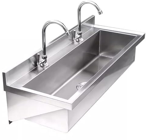 Lavelli a Parete Lavelli da Cucina in Acciaio Inox Lavelli Multifunzione con Rubinetti Lavelli Commerciali Salvaspazio Lavelli Lavamani a Parete