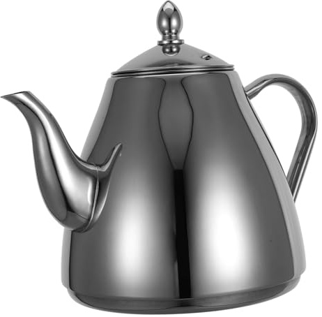 Gatuida Bouilloire à Thé Acier Inoxydable Capacité Filtre Intégré Compatible Cuisinière Induction Et Électrique Pour Usage Domestique Et Commercial