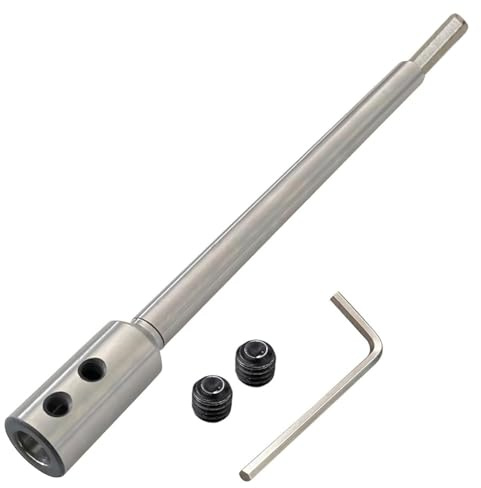 Extensión de broca de aleación de acero diseñada para aplicaciones de carpintería más profundas