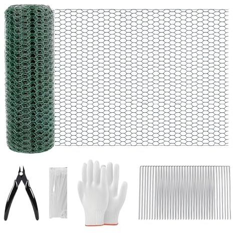 Rukjmqi Protection,Clôture Grillagée Anti-rongeurs | Filet de Protection Résistant Imperméable pour Fraisiers Myrtilliers Arbres Fruitiers Jardin Extérieur