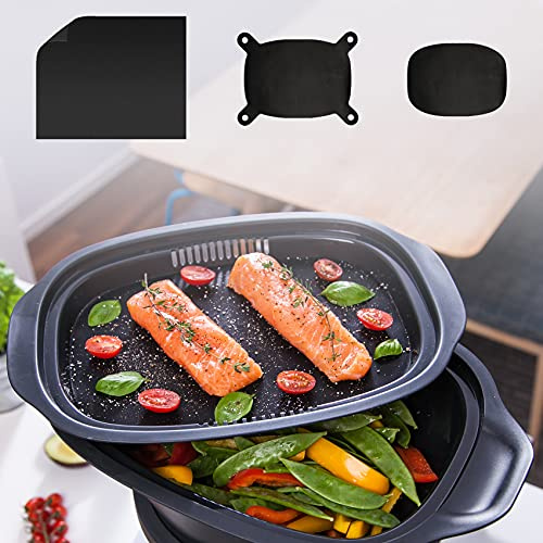 mixcover original Dauerbackfolie - Backpapier für Varoma Einlegeboden passend für Thermomix TM7 - wiederverwendbar
