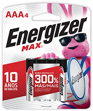 Energizer MAX AAA Batteries, Designed to Prevent Damaging Leaks (4 Pack)