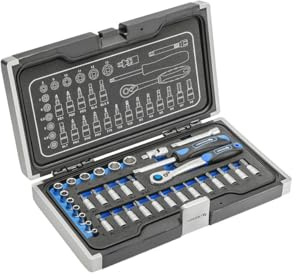 Hogert Technik Kit d'outils HT1R464 1.45kg Acier chrome-vanadium