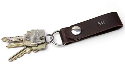 Pack & Smooch Schlüsselanhänger Leder Ellon | Pflanzlich gegerbtes Leder | Handmade in Germany