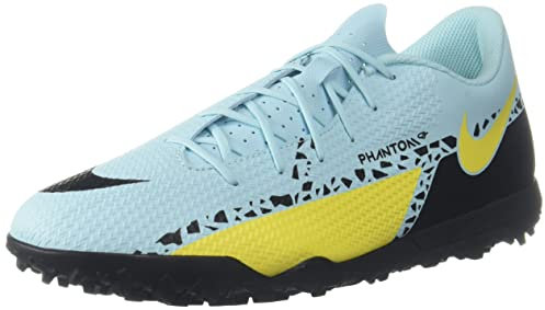 Nike DC0821-407 Nike Phantom GT2 Club TF Unisex - Adulto, Glacier Ice/Black-Yellow Strike EU 44