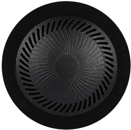 Milisten Aluminium Grillpfanne Runde Grillschale Für Bbq Camping Familie Grillabend Gemüse Steak Pizza Eier Brot Zubereitung Kochen