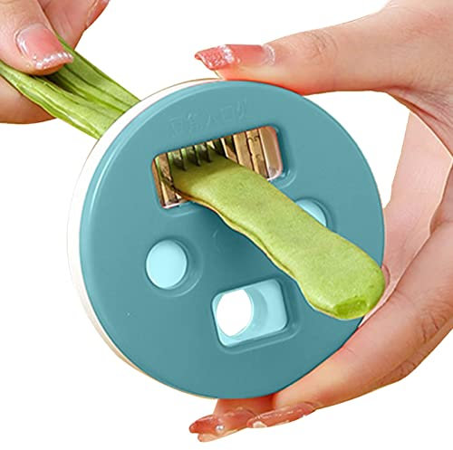 Affettatrice per fagioli runner, taglierina per fagioli in ABS, gadget sicuro e robusto per triturare rapidamente fagioli, facile da pulire Affettatrice portatile e leggera per affettare verdure,