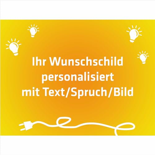 INDIGOS UG - Aufkleber - Beruf - Elektriker - 60x40 cm - Firmenschild - wetterfest personalisiert mit Foto, Logo und Text - individueller Sticker für Tür, Wand, Büro Garage