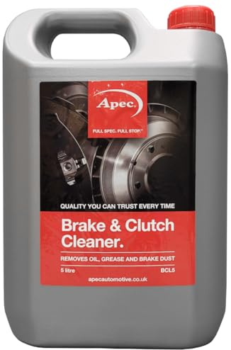 R&C Components Ltd Brake and Clutch Cleaner - Parts Degreaser Removes Oil Grease and Brake Dust 5 Litres
