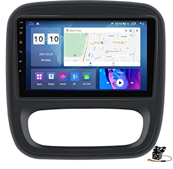 Android 14 Radio estéreo para Coche O-Pel Vivaro B 2014-2018 Navegación GPS 9In Pantalla táctil Reproductor Multimedia Receptor de Video Soporte WiFi 4G DSP Carplay,M400s