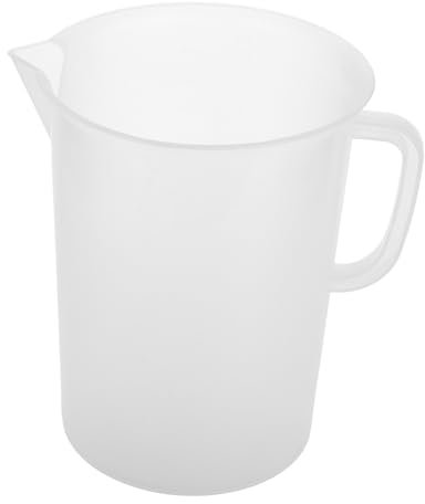 iplusmile Tazza Graduata per per Auto 5000 Ml Brocca Graduata in Plastica Contenitore per La Misurazione del Liquido di Manutenzione Dell'auto