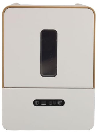 Dispensador de Toallas de Papel, Dispensador de Toallas de Papel Automáticas Selladas para el Hotel (Gray) (Café)