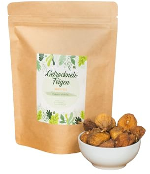 Fichi secchi 3kg, Fichi interi naturali, Qualità 1A, Ideale come spuntino, cereali o per cuocere, Dolce naturale