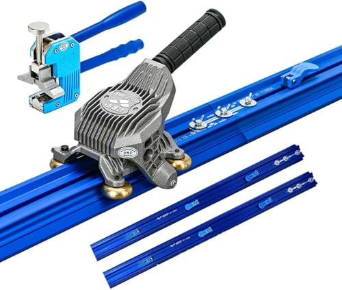 Professional Large Format Tile Cutting Machine Manual Tile Cutter With Build-in Suction Cups Tile Push Knife Tile Plier, Ceramic Tile Cutter For Large Ceramic Porcelain Tiles
