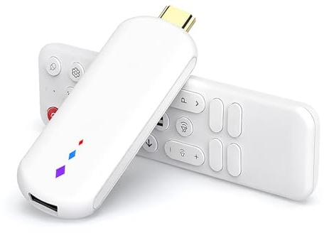 YUEHISY TV Box 4K, Smart HD-strömningsenhet med Röstfjärrkontroll, 2,4G/5G WiFi, Lättanvänd Bärbar Mediaspelare, för Hemmet