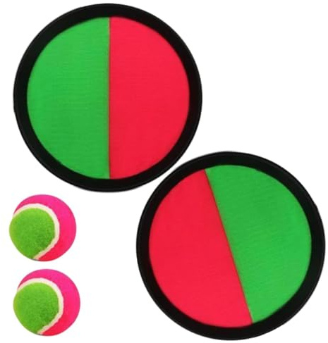 Kast- och fångbollset - Klibbiga sport- och interaktionsspel tillsammans med föräldrar & barn - Bollkastningsspel för Barn - utomhus födelsedagar camping & resor bakgård ålder 3 år uppåt