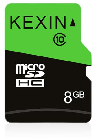 KEXIN Tarjeta Micro SD de 8 GB, Tarjeta microSDHC UHS-I Clase 10, Tarjeta Mini SD para Smartphone, Tableta, cámara
