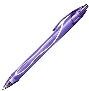 BIC Gel-ocity Quick Dry Penna Gel Viola Scuro