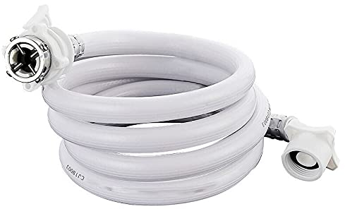 ALYHYB Washing Machines Hose, Cold Water Fill Inlet Pipe Feed Hose 1/2” Straight & 3/4” Thread Connection 90 Degree Bend - Ideal for Washing Machines, 1.5M-3M Optional