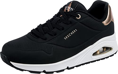 Skechers Uno-Golden Sneaker Nero da Donna 177094,Nero, 40 EU