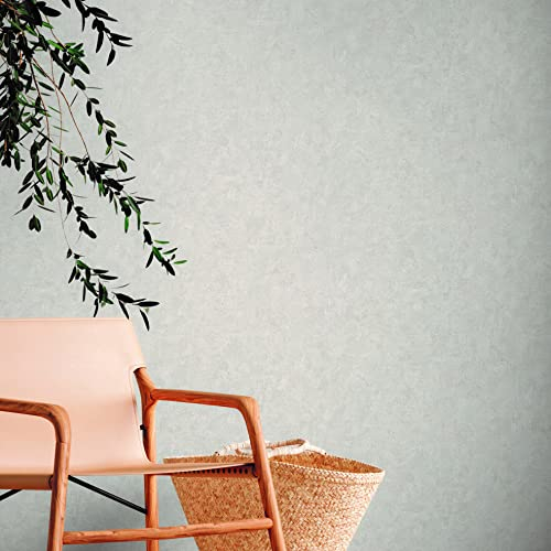 A.S. Création Natural Living 386395 - Carta da parati in tessuto non tessuto, senza PVC, tinta unita, 10,05 x 0,53 m, made in Germany