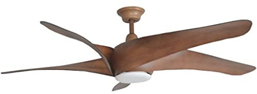 VNABO Ceiling Fan with Lights Retro Ceiling Fan Light with Remote Control Fan Ceiling Light Modern Interior Fan Light Mute Hanging Fan Lamp for Bedroom Study