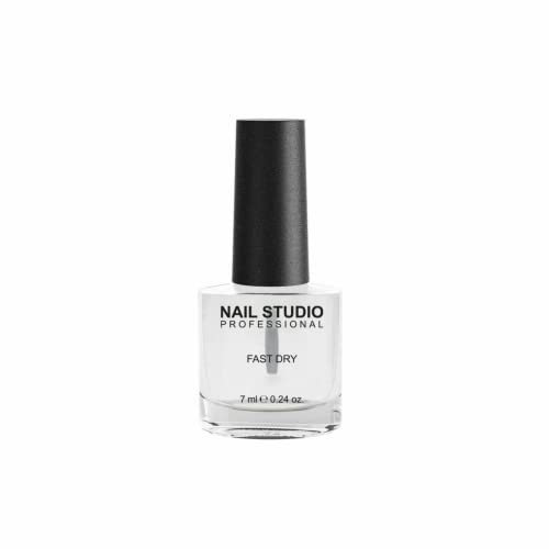 Nail Studio Professional, Fast Dry Top Coat ad Asciugatura Rapida, Protegge l'Unghia e Prolunga la Durata dello Smalto, Facile e Veloce da Rimuovere, Formato da 7ml