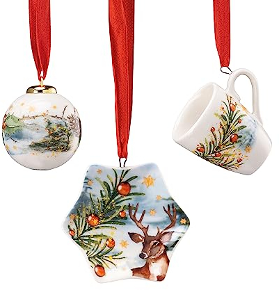 Hutschenreuther Mini-Set 3 teilig Becher 2023-Am Weihnachtsbaum die Lichter Brennen, klein