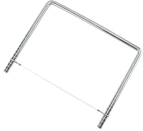 BESTonZON Mud Cutting Bow Acier Inoxydable avec Fil Ajustable Coupe-Argile Arche pour Poterie Et Modelage Outil pour Coupe De Boue Et Pâte