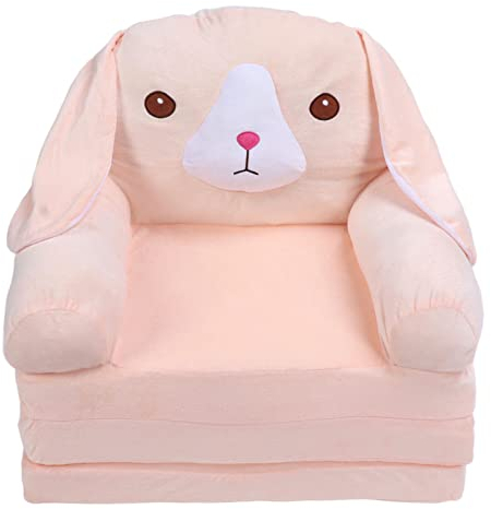 PerGar Ausklappbare Kindercouch, Faltbarer Prinzessinnenstuhl für Kleinkinder von 1–3 Jahren, Schlafsofa für Kinder, Zusammenklappbares Kleinkinderbett, Liegestuhl für Schlafzimmer, (3