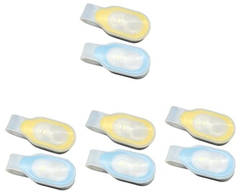 Toddmomy 8 Stk Freihändiges Magnetisches Licht Bewegung Nachtlicht Outdoor-clips Lauflichter Aufstecken Kappenlicht Aufstecken Kind Nachtlicht Led Knopfbatterie Krankenschwester Licht
