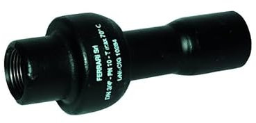 Raccord diélectrique fileté pour gaz et eau pn 10 Raccord diélectrique 11/2 ff l165 pn10 t.70°c