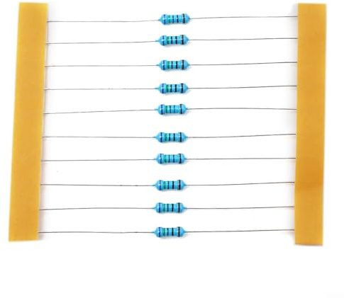 HEIBTENY Widerstände für Modellstraßenlaternen Zubehör zum Anschluss an 12-16 V Modellleuchten 10/20/50 Stücke 6,5 cm lang (20Pcs)
