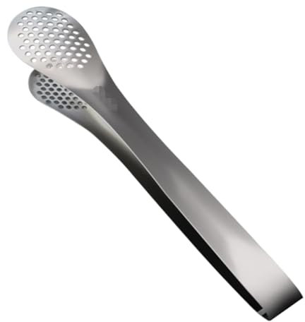 SAGELSHN Pinzas Cocina Barbacoa Pinzas For Parrilla De Acero Inoxidable, Pinzas For Comida, Adecuadas For Cocinar, Buffet For Acampar Pinzas para Asar(23cm)