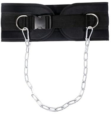 Gewichtsgurt Für Klimmzüge, Robustes Dip-Belt für Krafttraining, Doppel D-Ring Rückengurt Trainingszubehör Für Frauen Und Männer