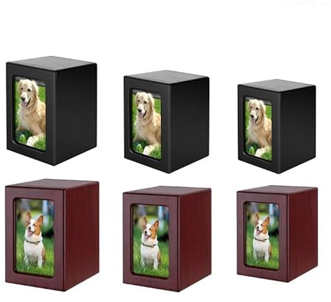 Urna Cenizas Perro,Urnas para Cenizas Mascotas Urna de cremación, ataúd cinerario for mascotas, caja conmemorativa for cenizas, animales funerarios, gatos, perros, suministros funerarios, se puede col