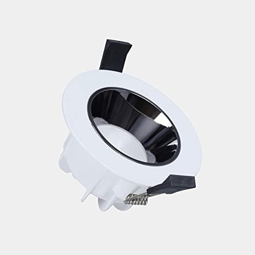 MEVZHH Lampade da Parete, Led Downlights Lavada da Parete Apparecchio a Soffitto Recesso, Pannello Rotondo Risparmio Energetico Fuoco Spotlight Nominaler Ufficio Del Palco Del Corridoio Del Bagno/10W/