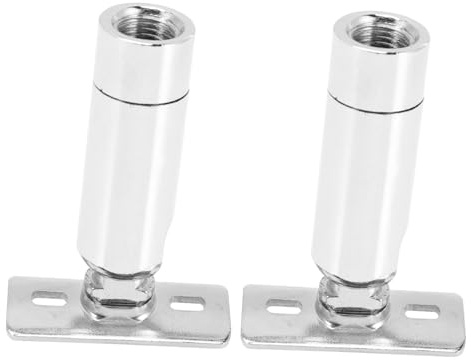 HOLIDYOYO Adattatore per Soffitto Inclinato 360° Prolunga Filettata in Metallo, Convertitore Girevole per Lampada a Sospensione Bagno, Set 2 Pezzi per Plafoniera LED e Illuminazione