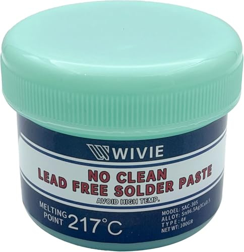 Sn99/Ag0.3/Cu0.7 bleifreie Lötpaste, 217 °C Schmelzpunkt, T4-Partikel (200 g)