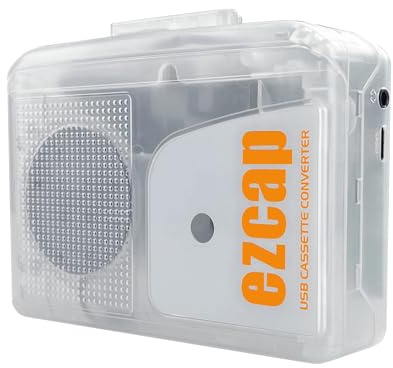 LUCKDANO Reproductor de Casetes : Reproductor de Música Portátil con Función de Digitalización de MP3, Sonido, Múltiples Métodos de Suministro de Energía, Amantes de la