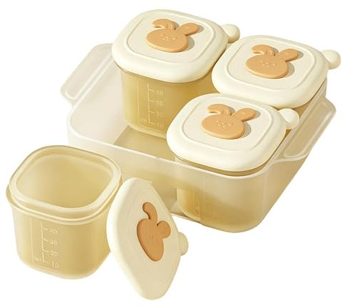 Bandeja Congeladora De Alimentos En Con Tapa Contenedor Hermético