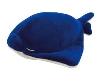 NEMU NEMU Peluche Kawaii - Doudou Raie Manta - Coussin à câliner - Ultra doux - Taille S - 18 cm