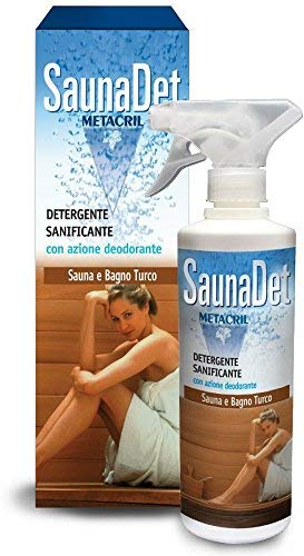 Tecnoline Detergente e Igienizzante per Sauna a Base Vegetale - SaunaDet 500ml + Pannetto Real Clean Omaggio -SPEDIZIONE IMMEDIATA