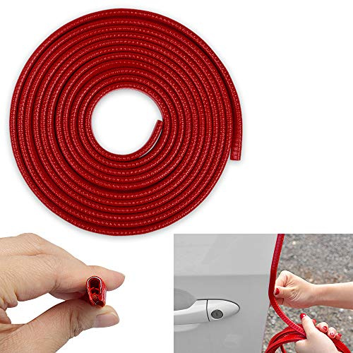 ZoneYan Joint de Portière Auto, Protection Bord Porte, Bande Anti Collision en Caoutchouc pour Voiture
