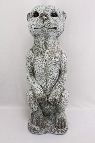 linoows Erdmännchen, Garten Figur Manguste, Gartendeko, Garten Skulptur Magnesia 59 cm