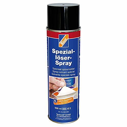 TECHNOLIT Speziallöser-Spray 500ml | Graffitientferner | Aufkleberentferner | Klebstoffentferner | Teerreiniger