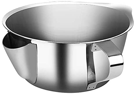 Ölfetttrenner Schüssel Sauciere Fetttrenner, Suppe oder Sauce fettfrei, Edelstahl Ölfilter Suppenschüssel mit Griff Mehrzweck-Küchenwerkzeug (M)