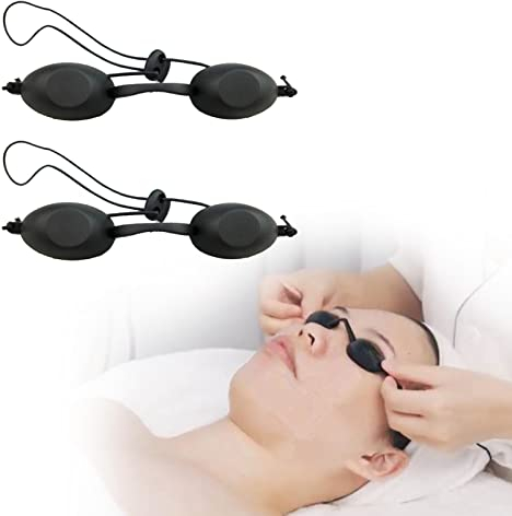 KARELLS Occhiali Infrarossi, Occhialini Solarium, Occhialini Sole, Occhiali Protettivi Laser Occhiali Di Sicurezza Occhiali Di Protezione Per Gli Occhi Per IPL UV LED Luce Terapia A Infrarossi, 2PCS