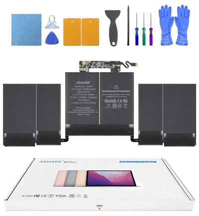 ASMARK-batteri för MacBook Pro 13-tums A1989(2018-2019),A2251(2020) Batteri för bärbar dator