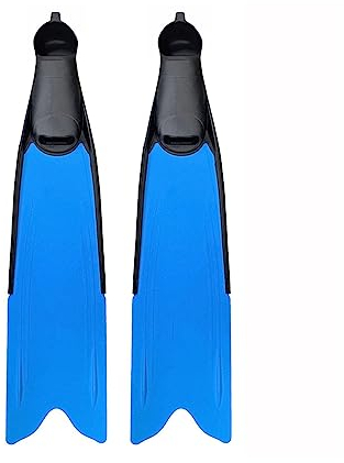YIORYO Professionelle Tauchflossen for Erwachsene, Unterwasser-Schnorchel-Schwimmflossen, weiche Volltaschen-Flossen mit Langer Klinge for Freitauchen, Speafishing (Size : 45-46)